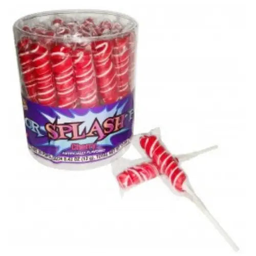 Alberts Colour Splash Lollipops Red Cherry - 30 Pack Alberts Colour Splash Lollipops Red Cherry - 30 Pack