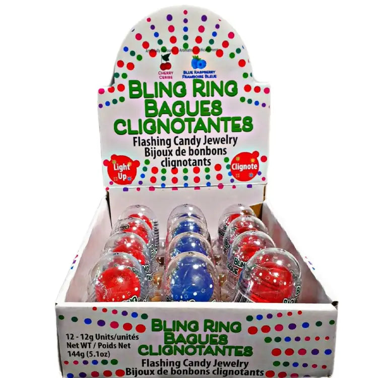 Bling Ring 12g- 12/pkg 12ct - candy Bling Ring 12g- 12/pkg 12ct - candy