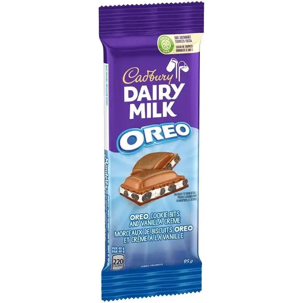 Cadbury Dairy Milk OREO Cookie Bits and Vanilla Creme
