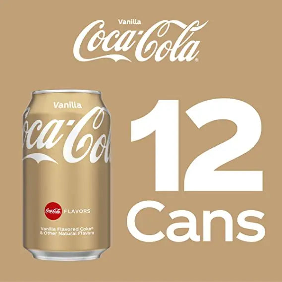 Coca-Cola Vanilla 12 fl oz (pack of 12) - Soda