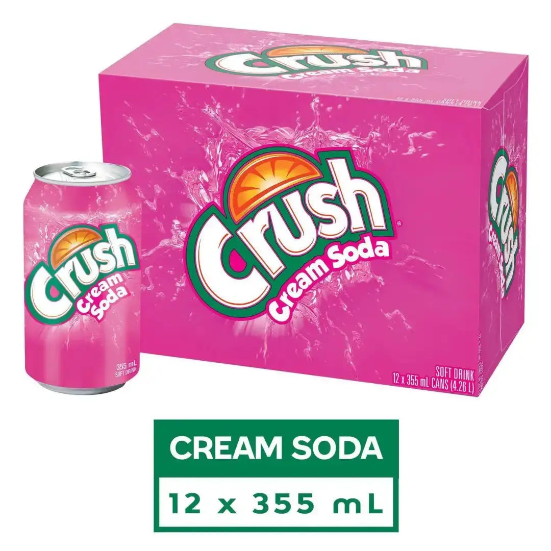 Crush Cream Soda 12 Cans X 355 ml 12 fl oz - Soda