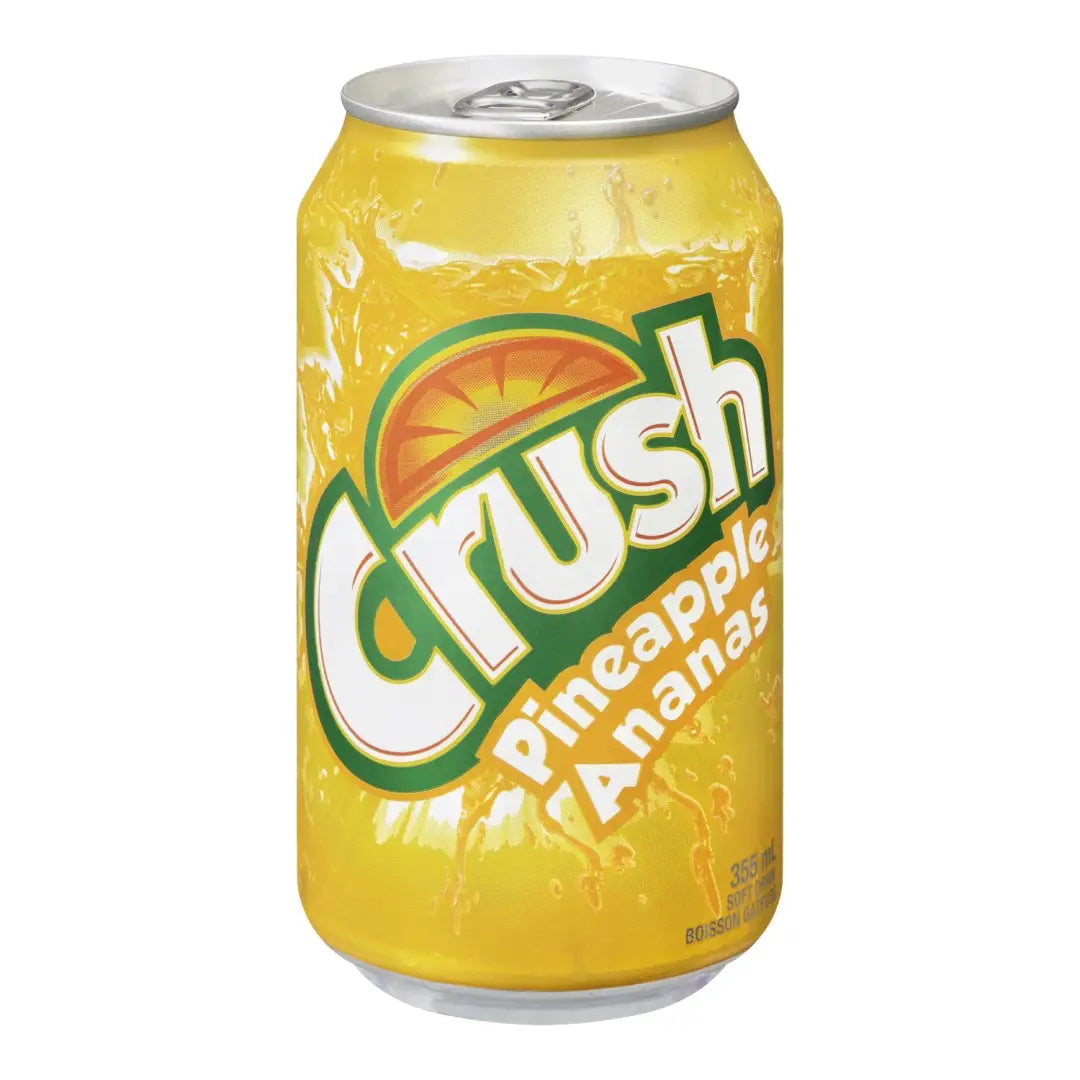 Crush Pineapple Soda 12oz Cans (Pack of 12) - Soda
