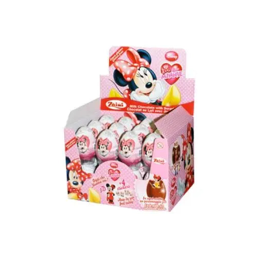 Disney Minnie Mouse Chocolate Eggs 20g- 24ct - candy