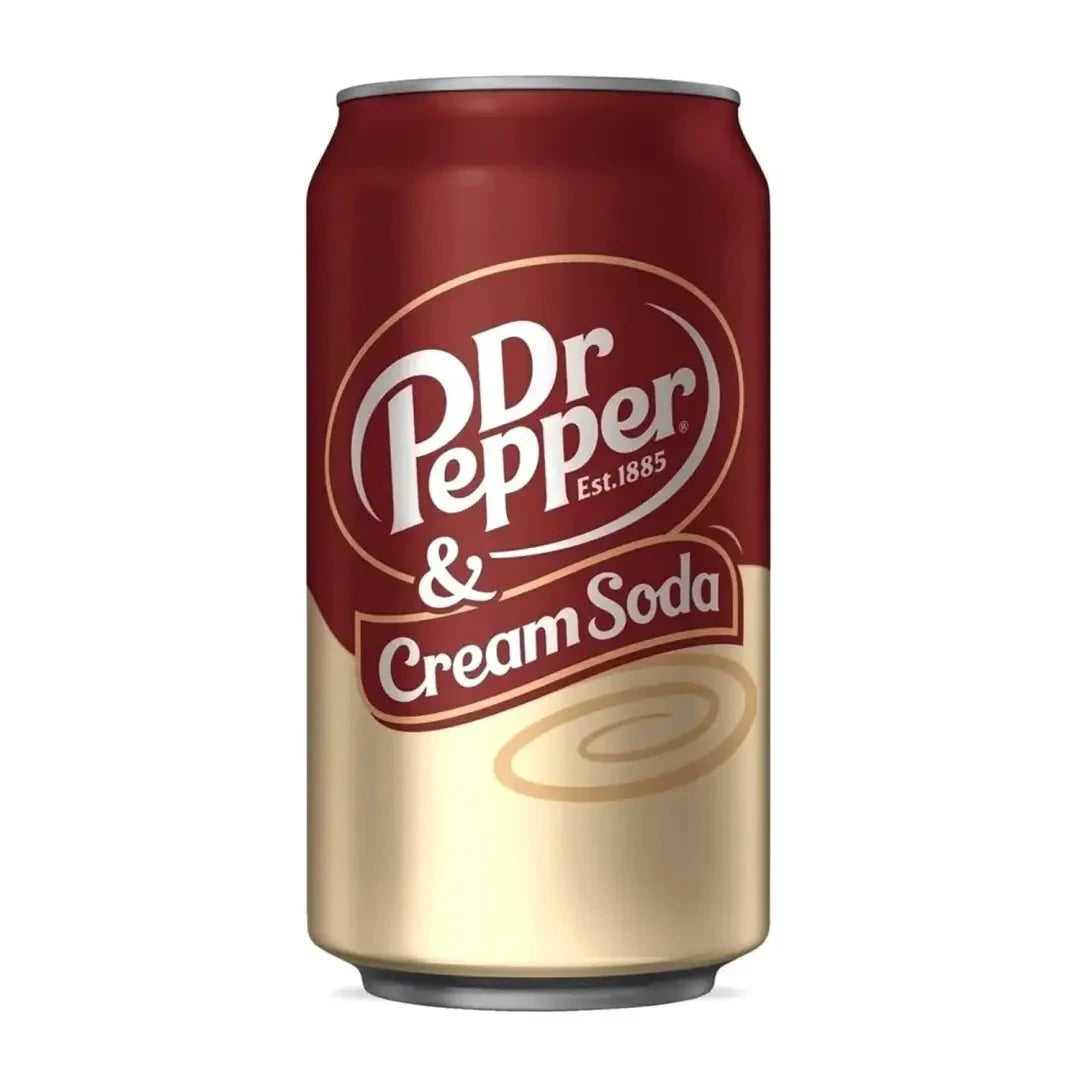 Dr Pepper & Cream Soda 12 fl oz cans pack