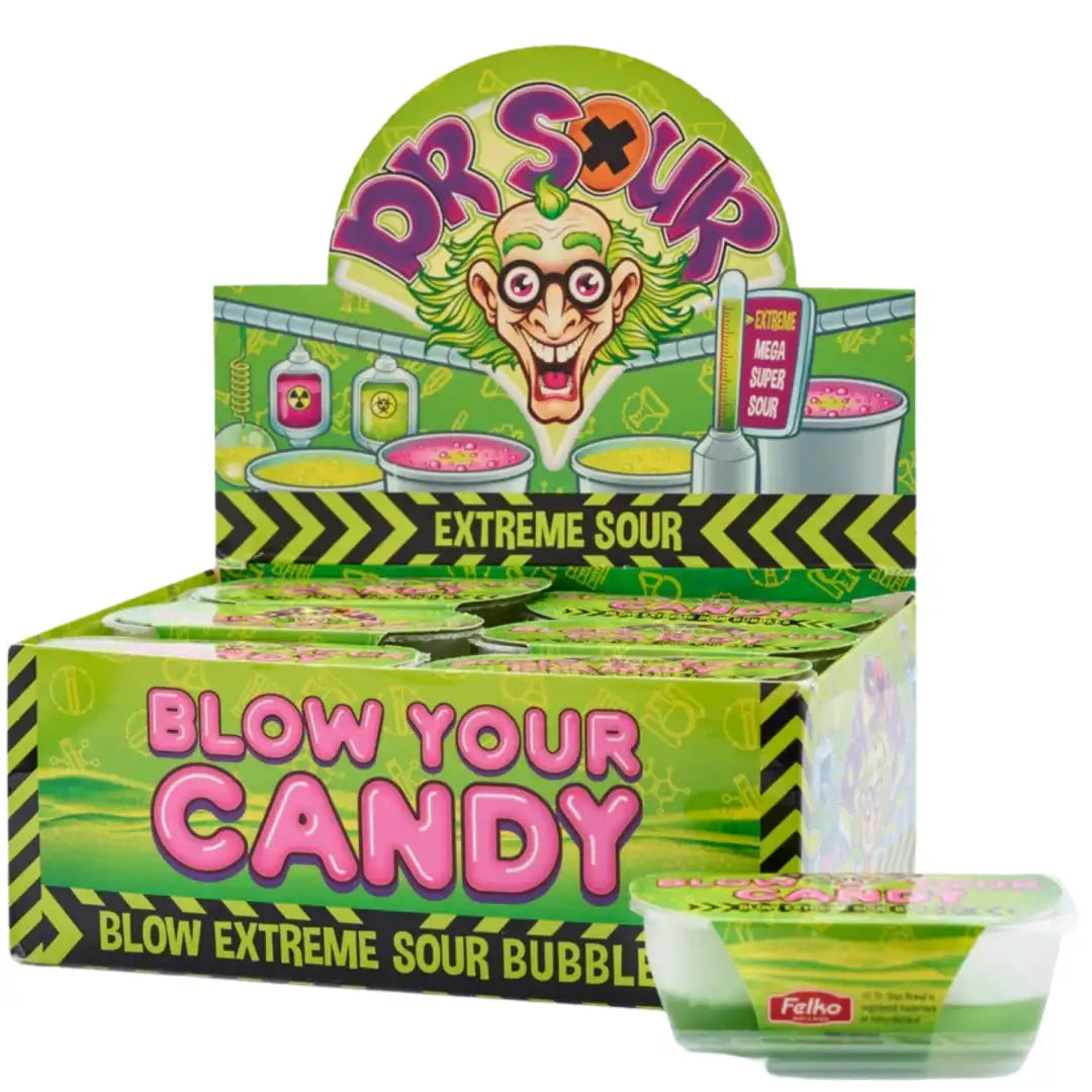 Dr Sour Blow Your Candy 40g x 12ct