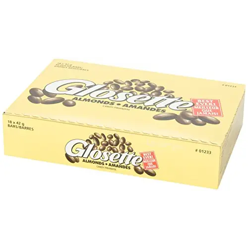 GLOSETTE Chocolate Covered Almonds 18 Count - Grocery