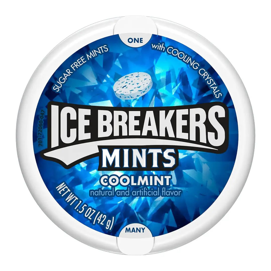 ICE BREAKERS Coolmint Sugar Free Breath Mints Tins 1.5 oz ICE BREAKERS Coolmint Sugar Free Breath Mints Tins 1.5 oz