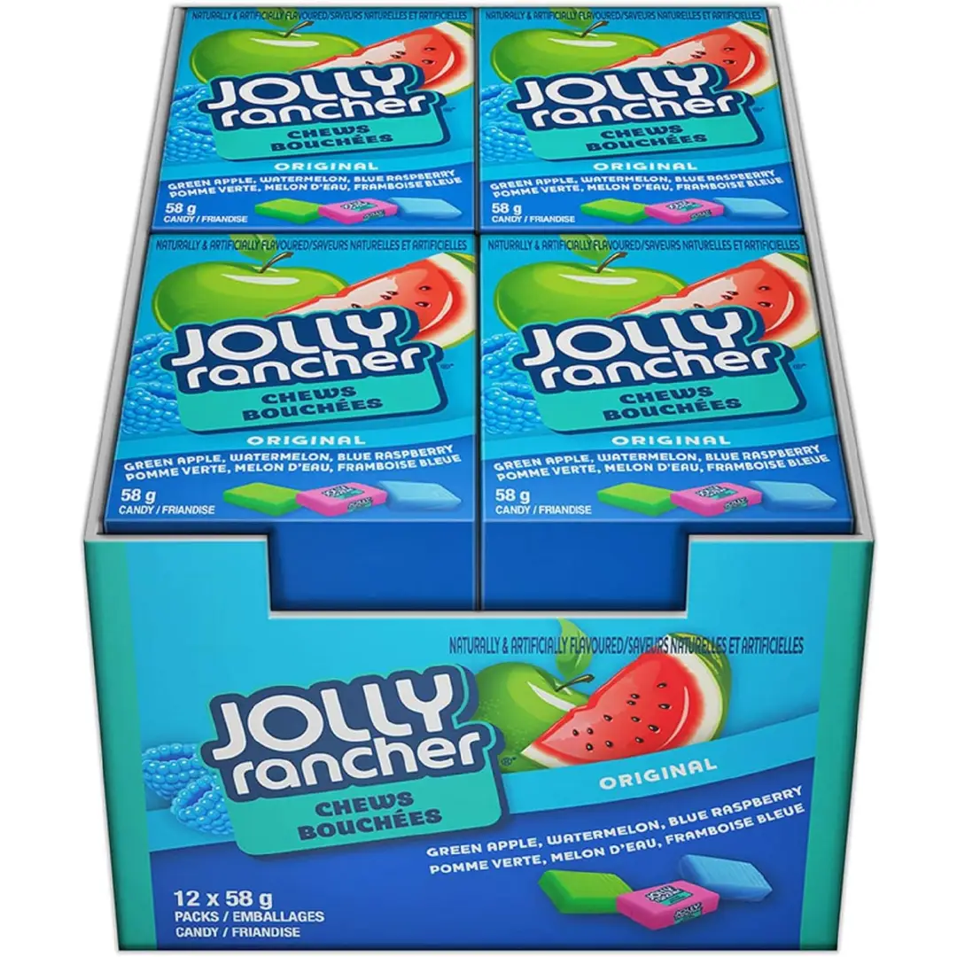 Jolly Rancher Fruit Chews Original - 12 x 58 g - candy