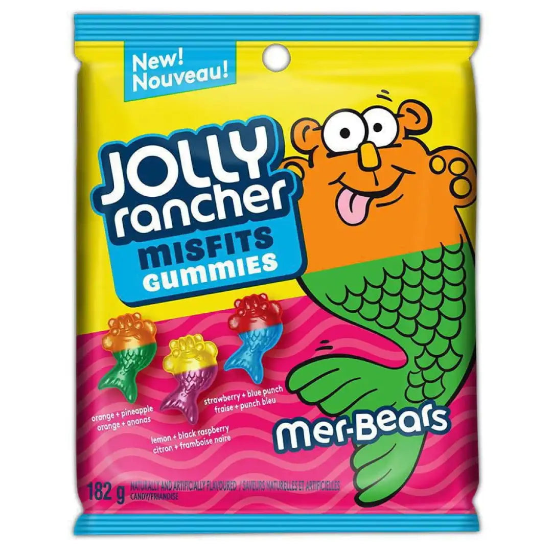 Jolly Rancher Misfit Mer-Bear Gummy 182g- 18 ct - candy
