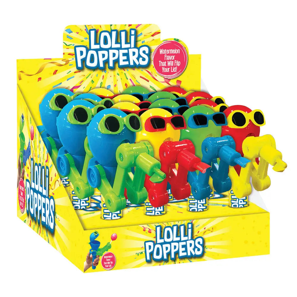 LOLLI POPPERS 0.39 OZ case of 16 - candy LOLLI POPPERS 0.39 OZ case of 16 - candy