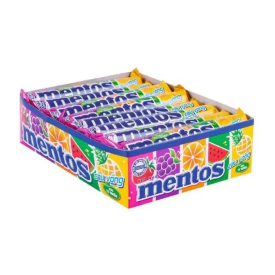 Mentos Rainbow Rolls - 16ct (Vietnam) - candy Mentos Rainbow Rolls - 16ct (Vietnam) - candy