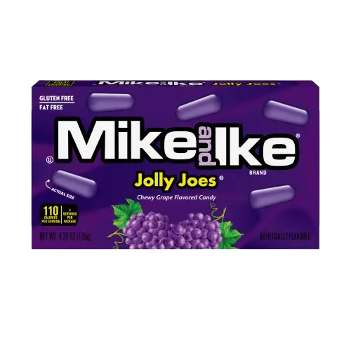 Mike and Ike Jolly Joes 4.25 oz. Theater Box - case 12crt