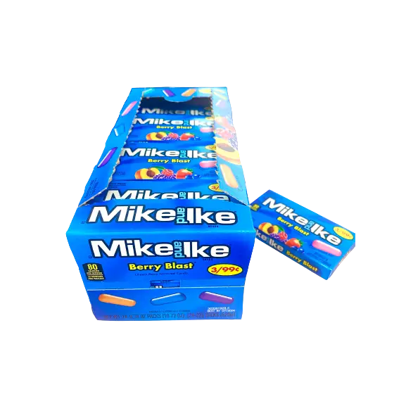 Mike and Ike Minis Berry Blast 0.78 oz. Box - All City Mike and Ike Minis Berry Blast 0.78 oz. Box - All City