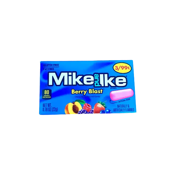 Mike and Ike Minis Berry Blast 0.78 oz. Box - All City Mike and Ike Minis Berry Blast 0.78 oz. Box - All City