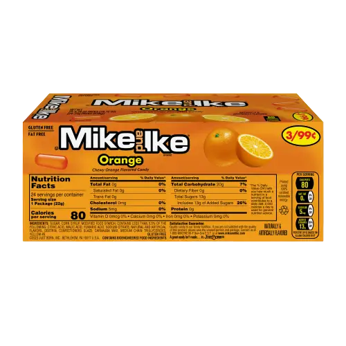 Mike and Ike Minis Orange 0.78 oz. Case 24ct Mike and Ike Minis Orange 0.78 oz. Case 24ct