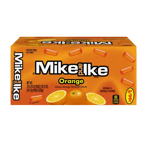Mike and Ike Minis Orange 0.78 oz. Case 24ct Mike and Ike Minis Orange 0.78 oz. Case 24ct