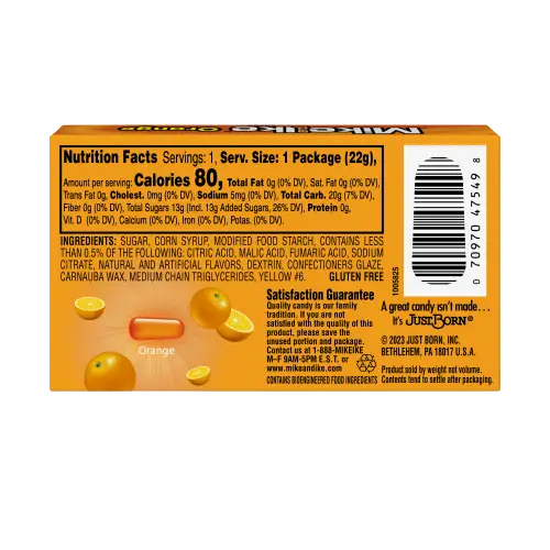 Mike and Ike Minis Orange 0.78 oz. Case 24ct Mike and Ike Minis Orange 0.78 oz. Case 24ct