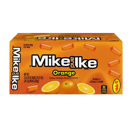 Mike and Ike Minis Orange 0.78 oz. Case 24ct