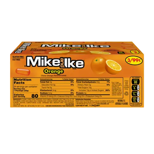 Mike and Ike Minis Orange 0.78 oz. Case 24ct