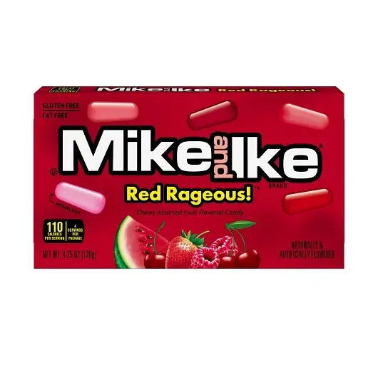 Mike and Ike Red Rageous 4.25 Ounce - - 12 per case - candy