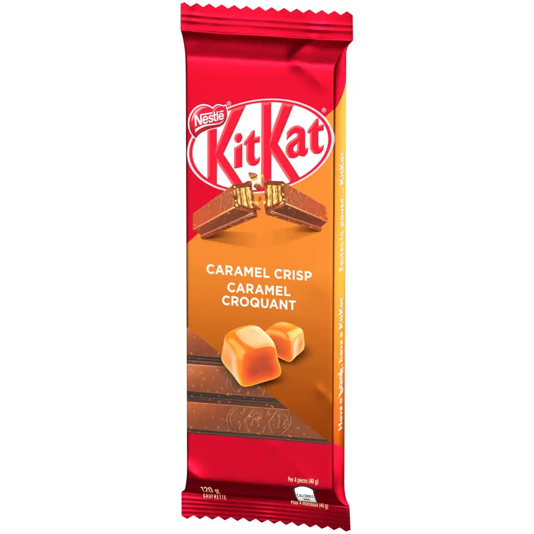 NESTE KITKAT Caramel Crisp Wafer Chocolate Bars 120 g x 15