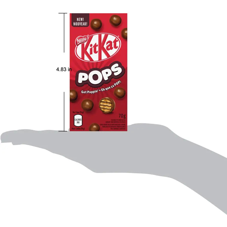 Nestlé KitKat Pops Milk Chocolaty Snacks Carton - 70 g case Nestlé KitKat Pops Milk Chocolaty Snacks Carton - 70 g case