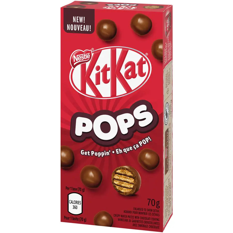 Nestlé KitKat Pops Milk Chocolaty Snacks Carton - 70 g case Nestlé KitKat Pops Milk Chocolaty Snacks Carton - 70 g case