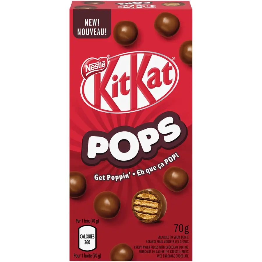 Nestlé KitKat Pops Milk Chocolaty Snacks Carton - 70 g case Nestlé KitKat Pops Milk Chocolaty Snacks Carton - 70 g case