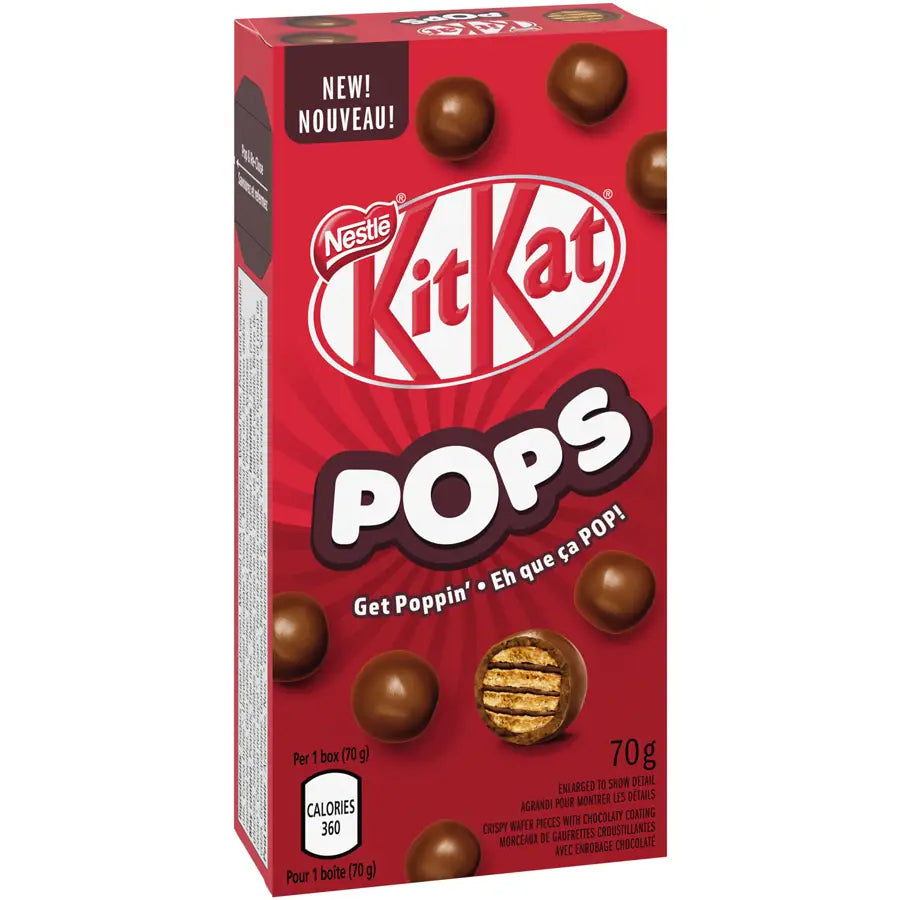 Nestlé KitKat Pops Milk Chocolaty Snacks Carton - 70 g case Nestlé KitKat Pops Milk Chocolaty Snacks Carton - 70 g case