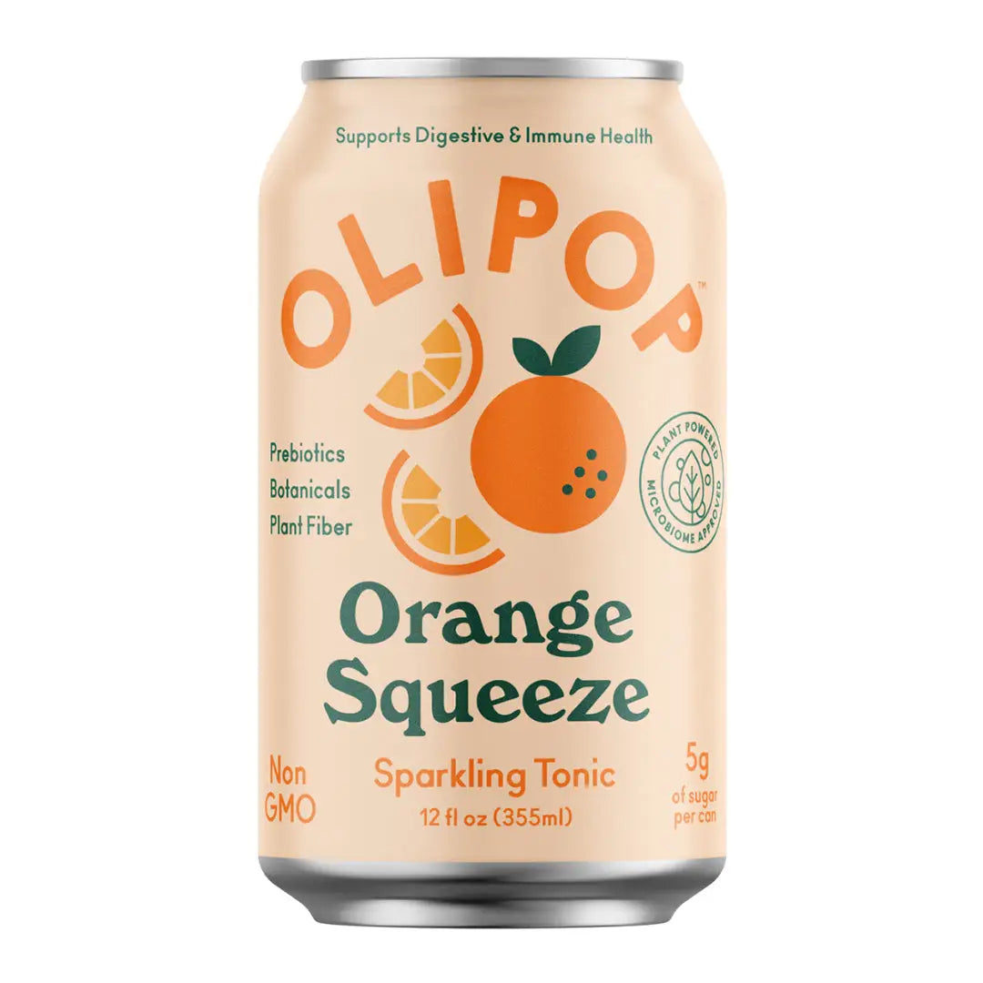 Olipop Orange Squeeze Sparkling Tonic 355 ml 12 fl oz
