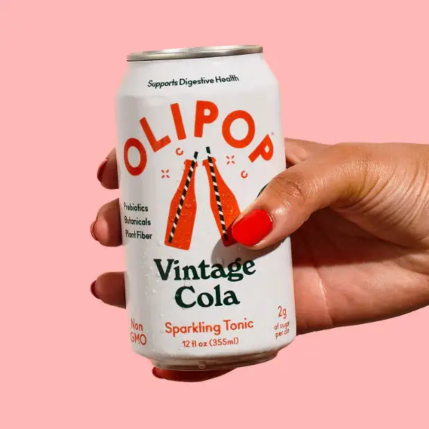Olipop Vintage Cola 355 ml 12 fl oz- Case of 12 - Soda
