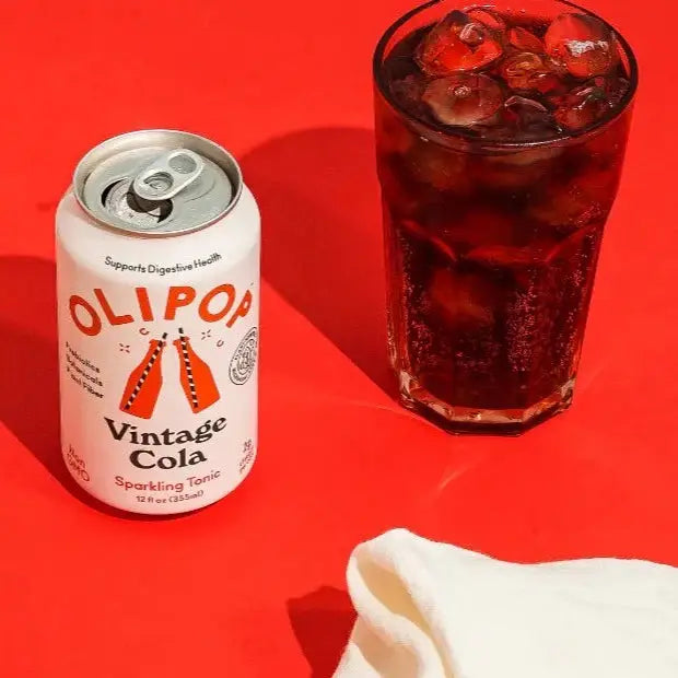 Olipop Vintage Cola 355 ml 12 fl oz- Case of 12 - Soda