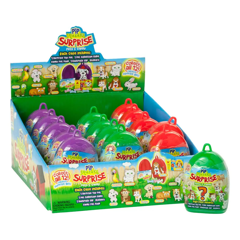 PIP SQUEAKS CANDY AND SURPRISE TOY 0.4 OZ
