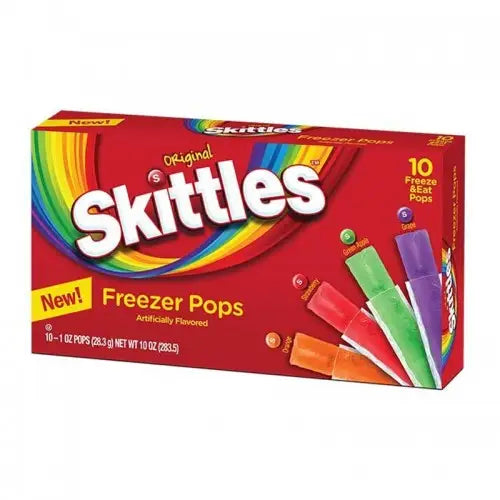 Skittles Freezer Pops case 10count - Ice Pop