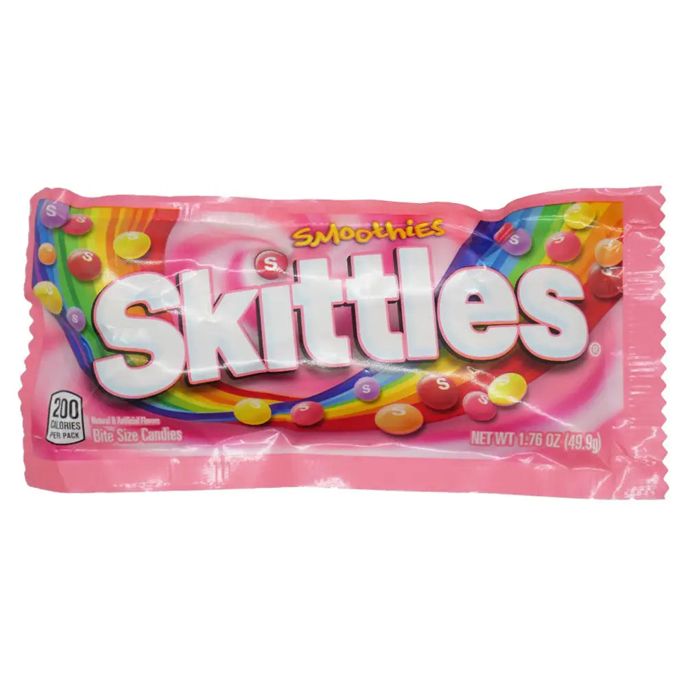 Skittles Smoothies Bite Size Candies - 1.76 - oz/49.9g. Bag