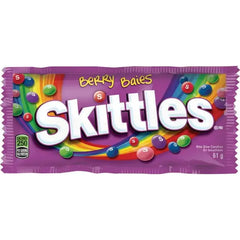 SKITTLES Wild Berry Chewy Candy Full Size Bag 61g case 36ct