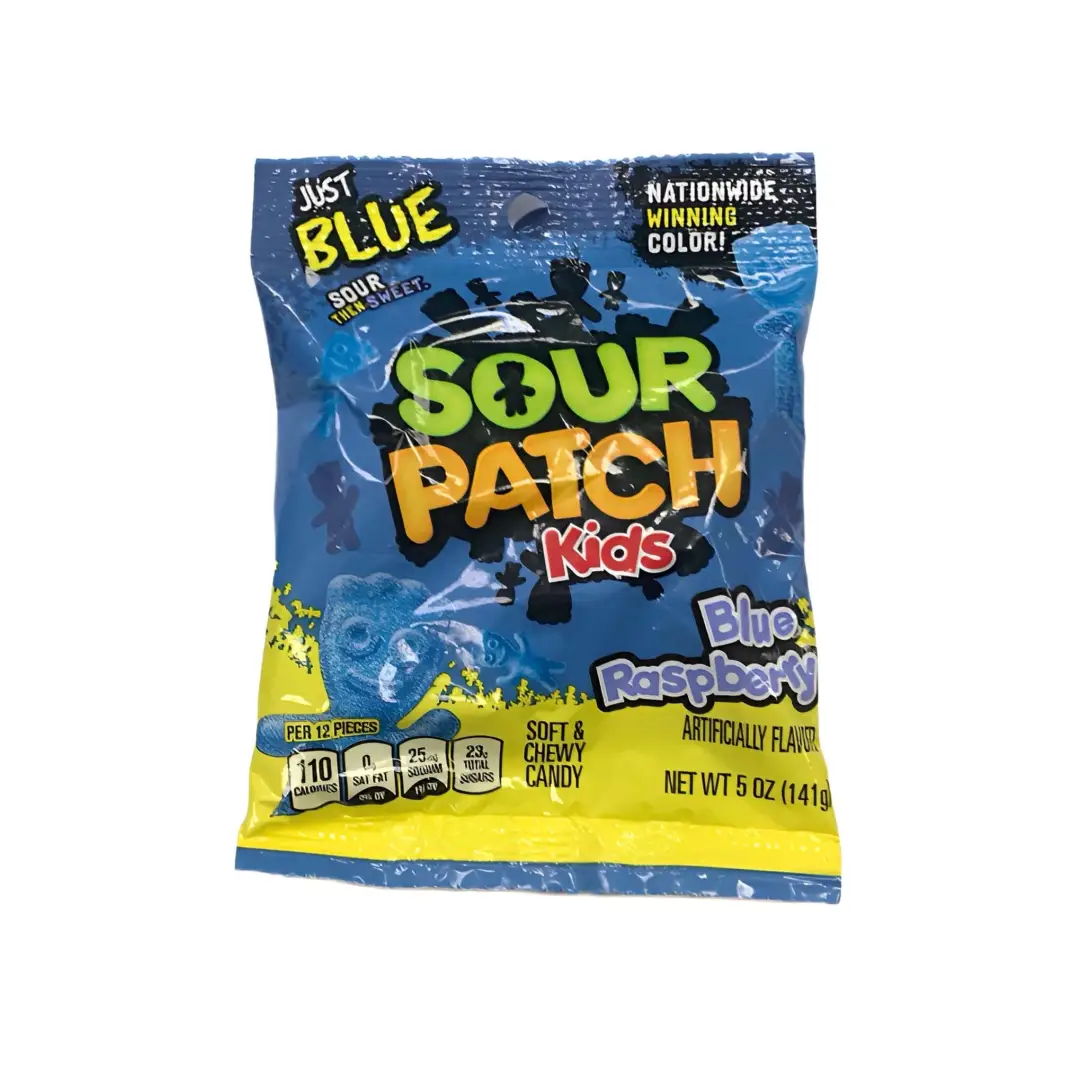 Sour Patch Kids Blue Raspberry 102g sold as each - candy