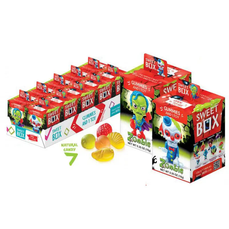 Sweet Box Zombie Surprise Toy Collections with Candy 10g Sweet Box Zombie Surprise Toy Collections with Candy 10g