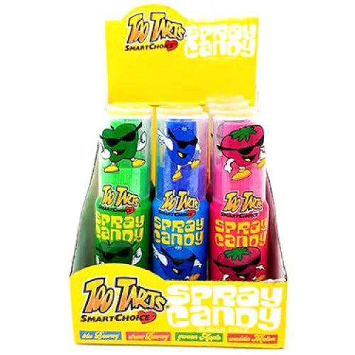 Too Tarts Sugar Free Spray Candy 12ct Box - Candy Too Tarts Sugar Free Spray Candy 12ct Box - Candy
