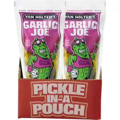 Van Holten’s Garlic Joe Zesty Garlic Pickles in a pouch
