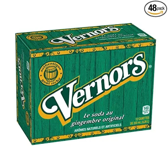Vernors Ginger Soda 12 Cans X 355 ml 12 fl oz - Soda