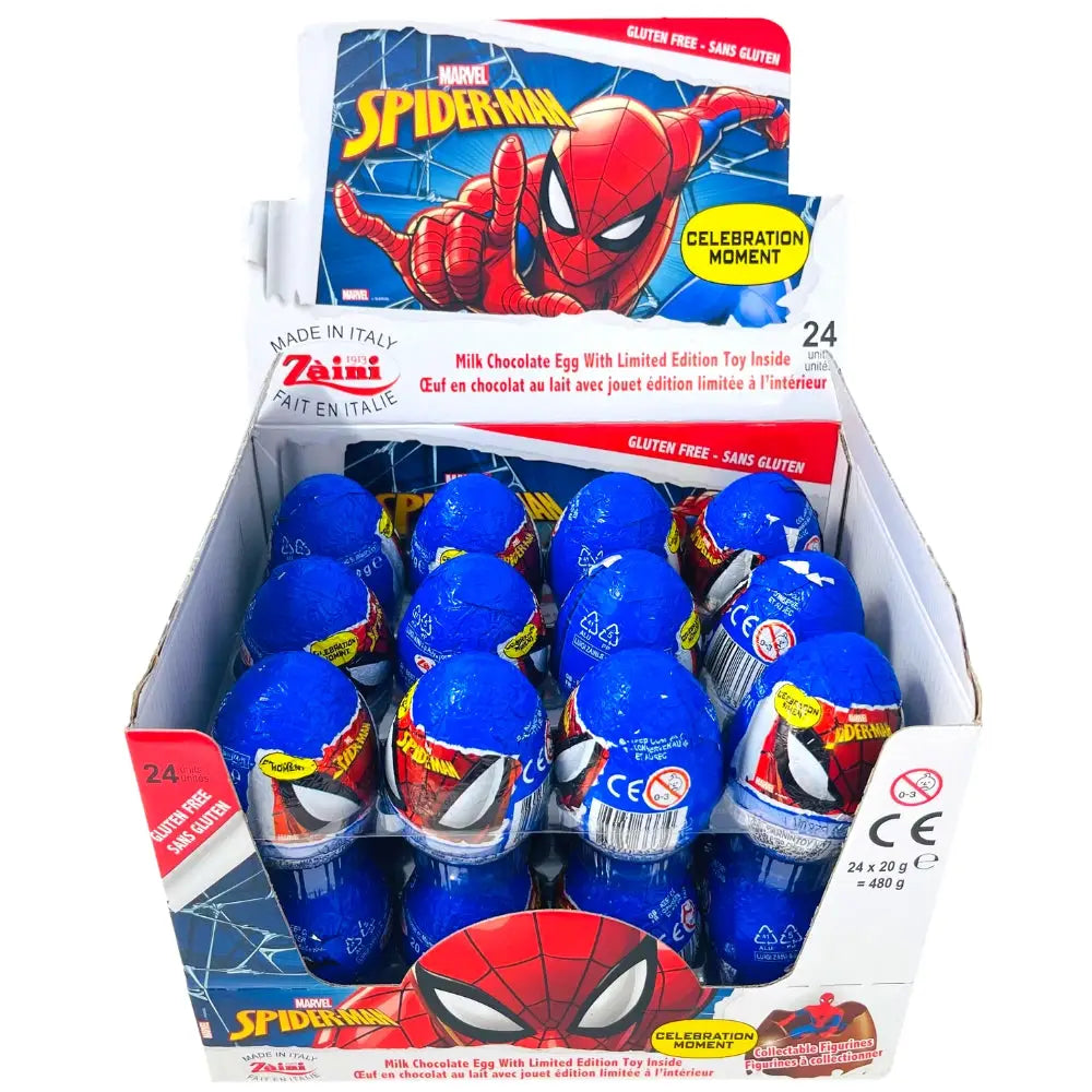 Spiderman surprise egg sales