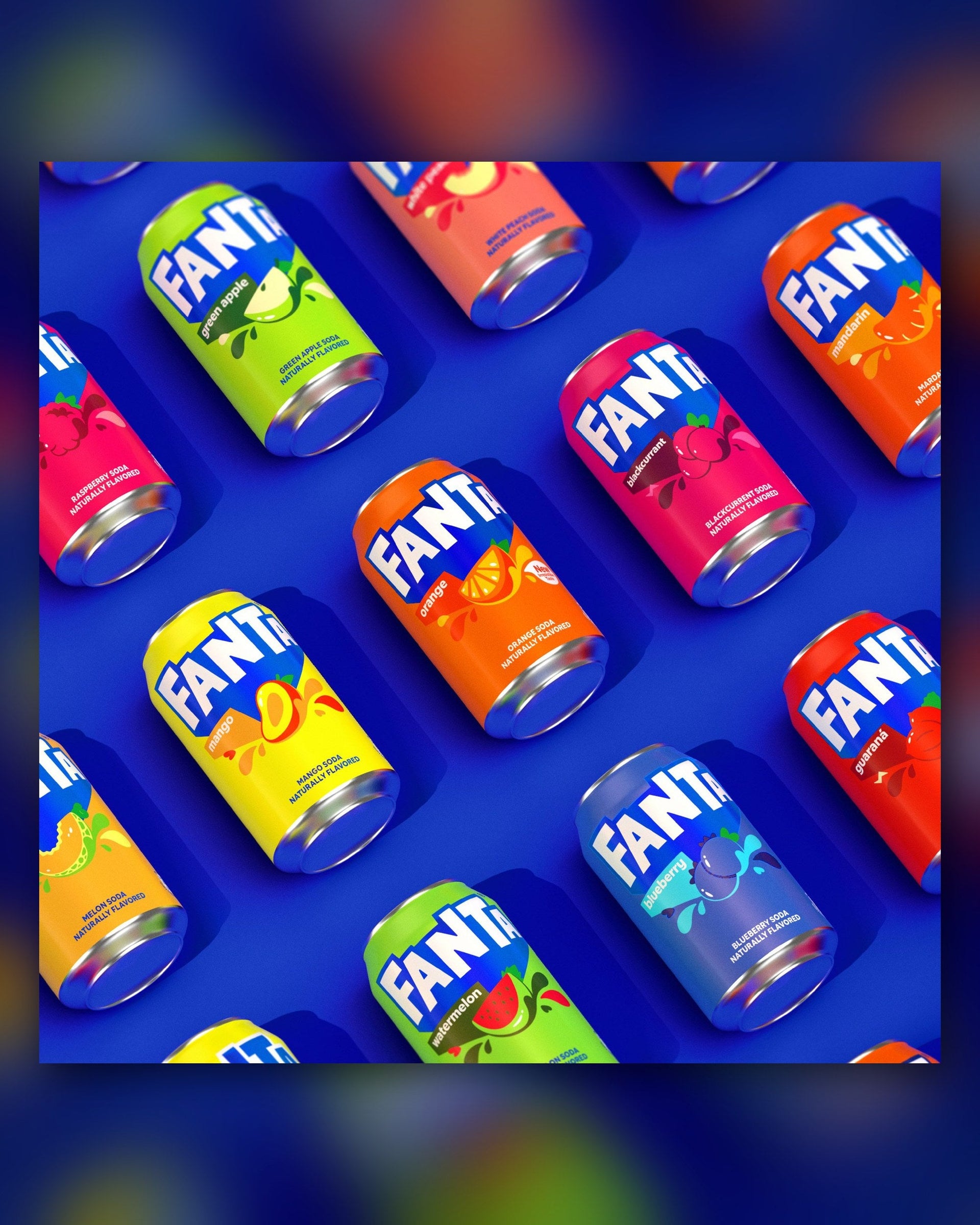 Fanta flavour range