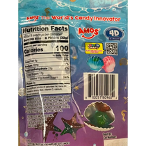 4D Gummy Mermaid Bag Jewels Case 6oz - 12ct - candy