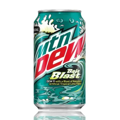 Mountain Dew Baja Blast Tropical Lime 12floz/355ml Can case
