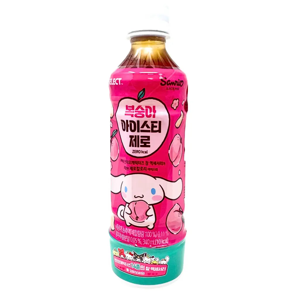 7-Eleven Sanrio Peach Iced Tea Zero (Korea) - 340mL case