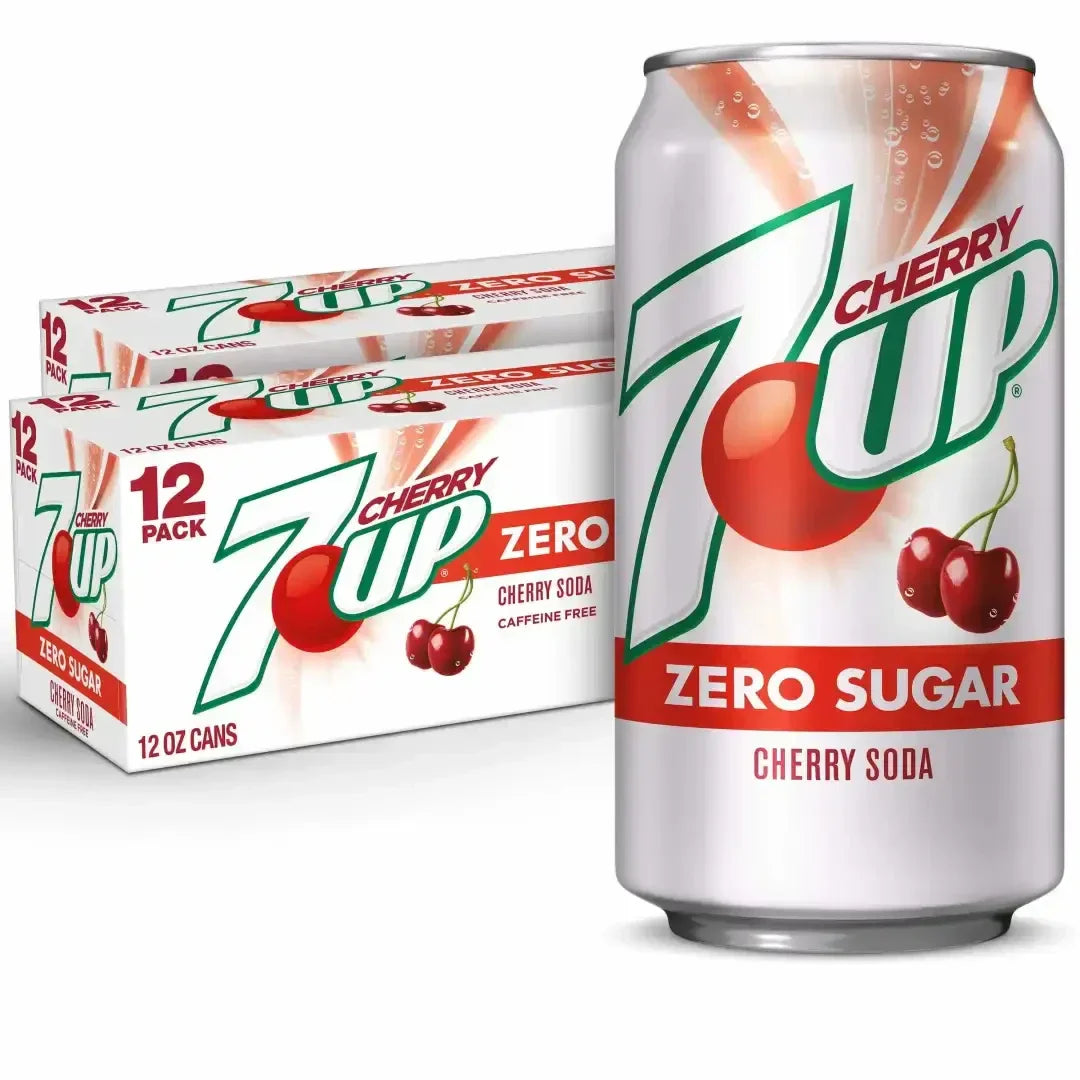 7UP Cherry Zero Sugar 12oz/355ml 12 pack - soda