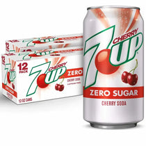 7UP Cherry Zero Sugar 12oz/355ml 12 pack - soda