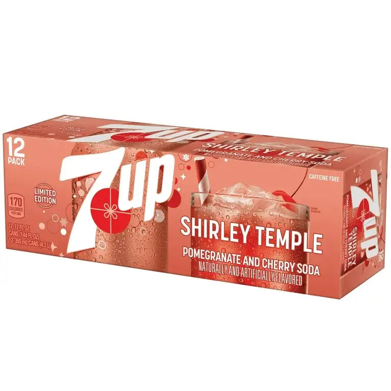 7up Shirley Temple Zero Sugar - 355ml can case 12count