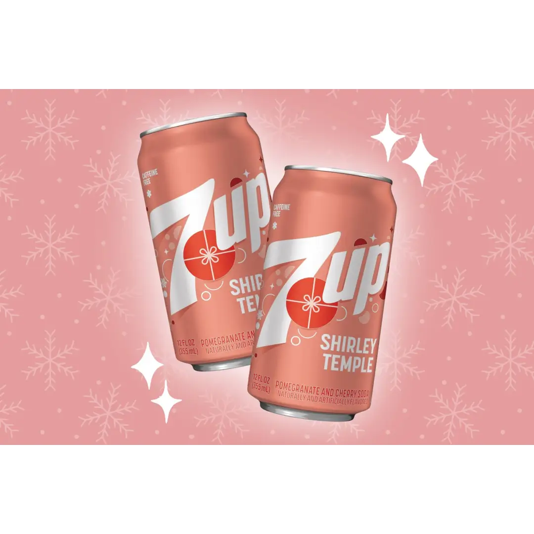 7up Shirley Temple Zero Sugar - 355ml can case 12count